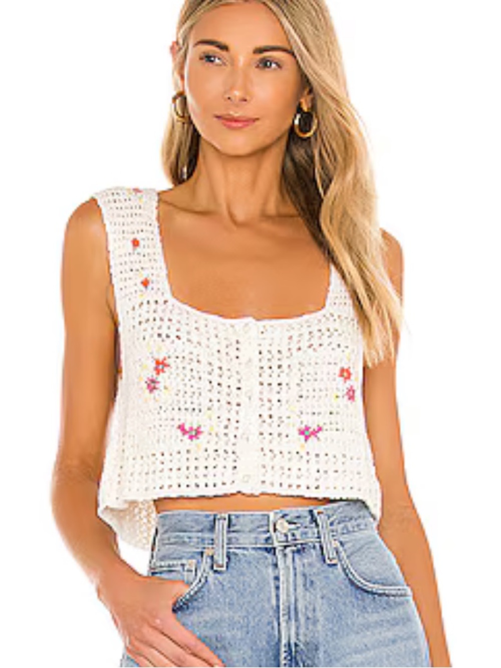 Free People Wildflowers Cardigan in Daisy Combo Size S